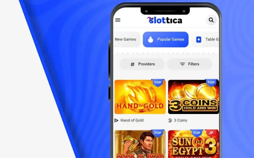 Crea tu cuenta en Slottica Slottica casino